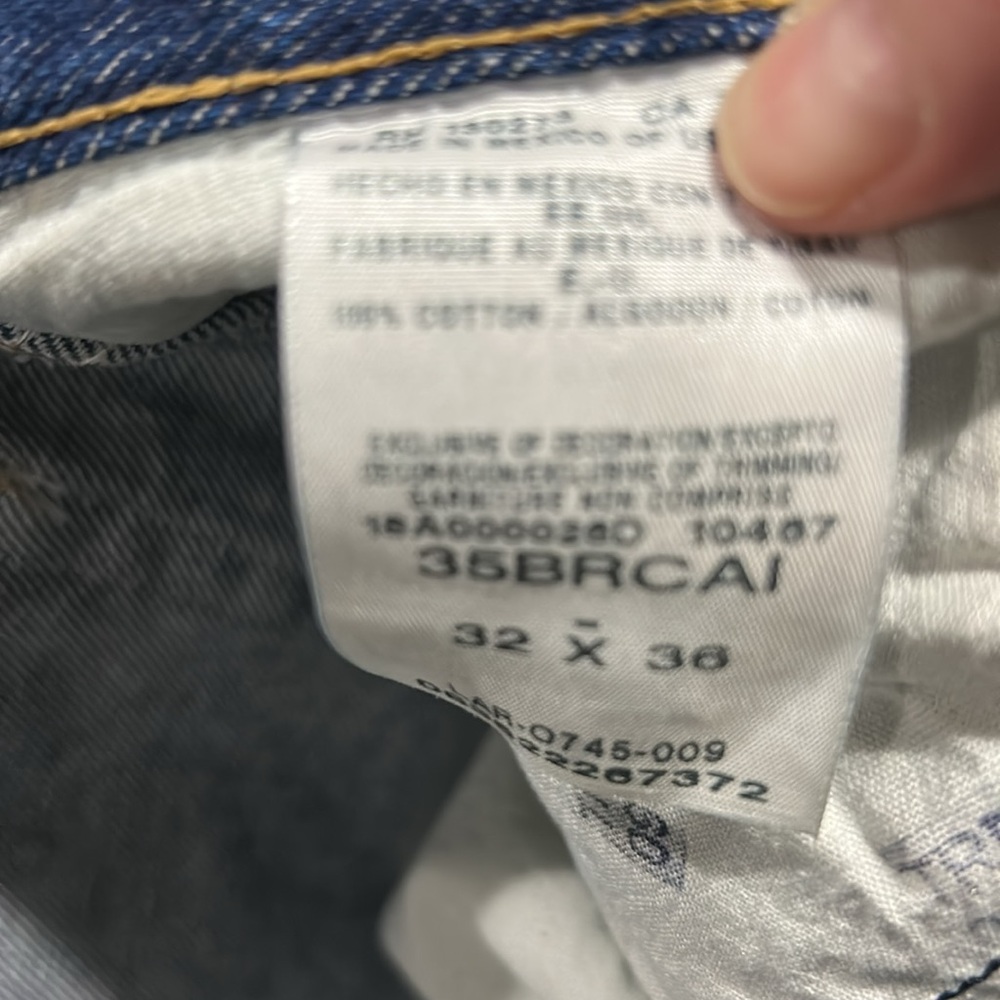 NWT Wrangler 32 x 36 blue jeans - Picture 4 of 4